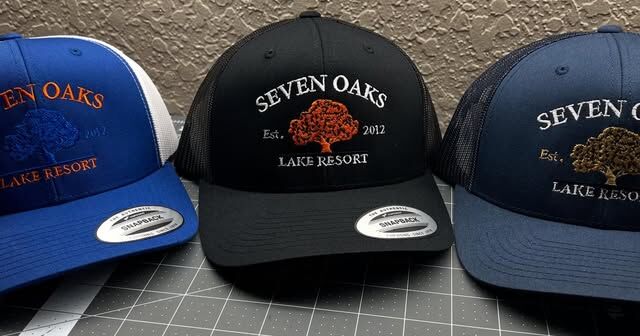 Embroidered trucker hats