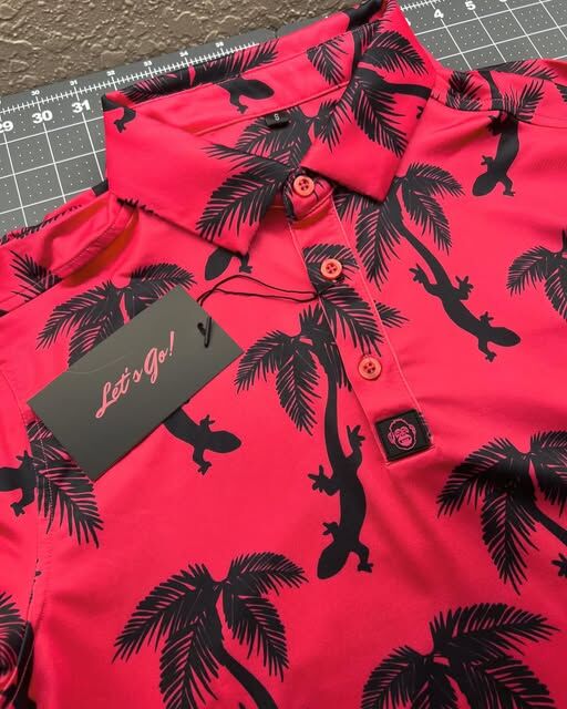 Embroidered logo polo
