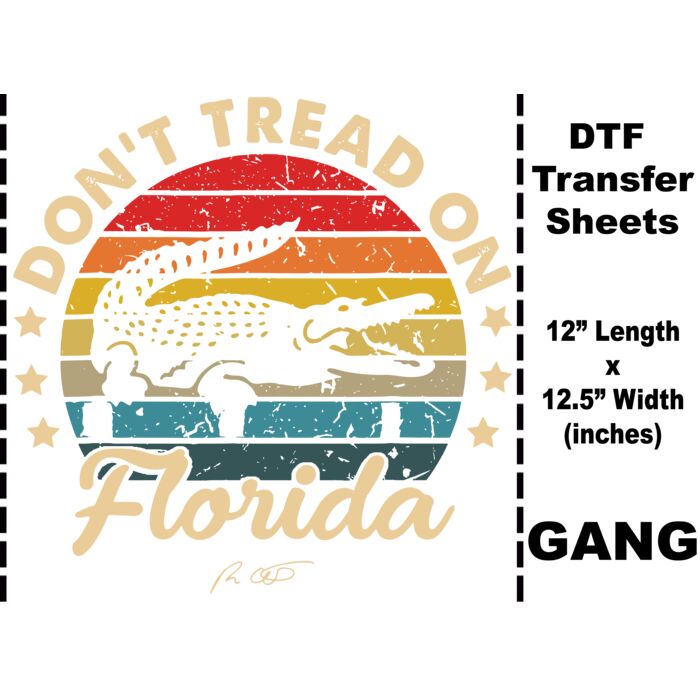 Custom 12x12.5 DTF Sheet Thumbnail
