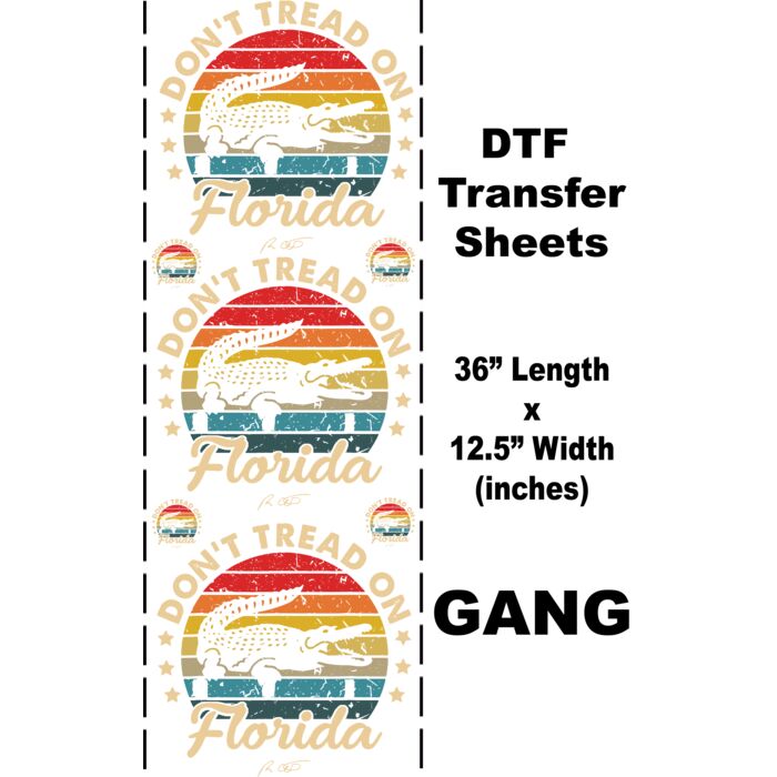 Custom 36x12.5 DTF Sheet Thumbnail