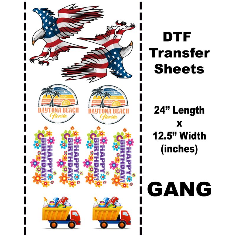 24" x 12.5" DTF Gang Sheet Thumbnail
