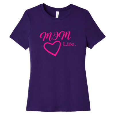 Mom Life - Women's Relaxed Jersey Short Sleeve Tee Thumbnail