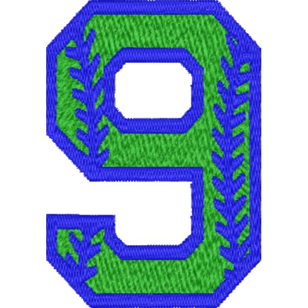 Baseball Number 9 Thumbnail