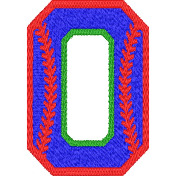 Baseball Number 0 Thumbnail